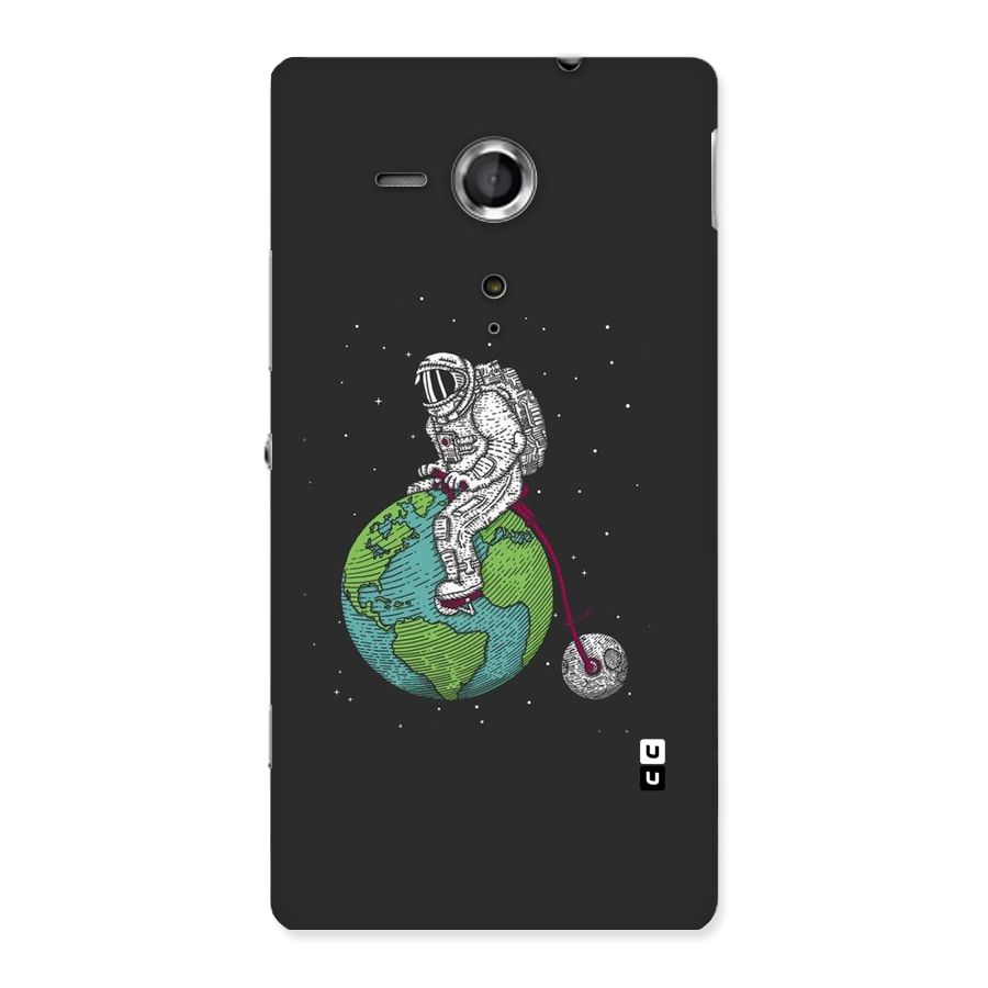 Earth Space Doodle Back Case for Sony Xperia SP