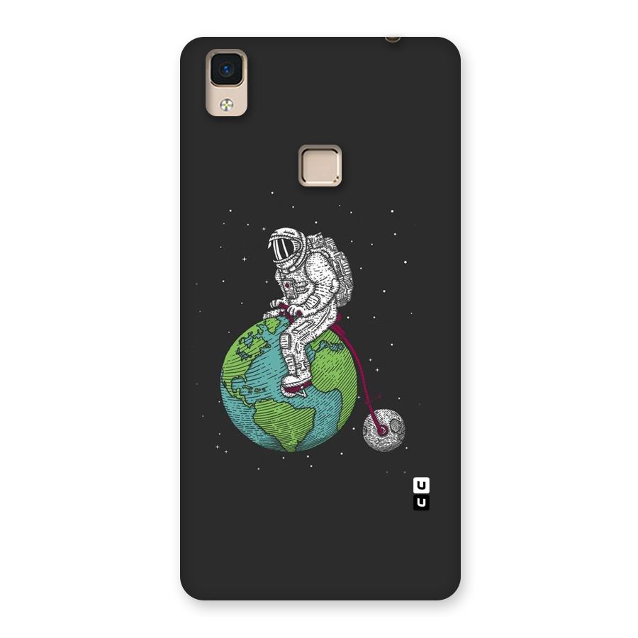 Earth Space Doodle Back Case for V3 Max