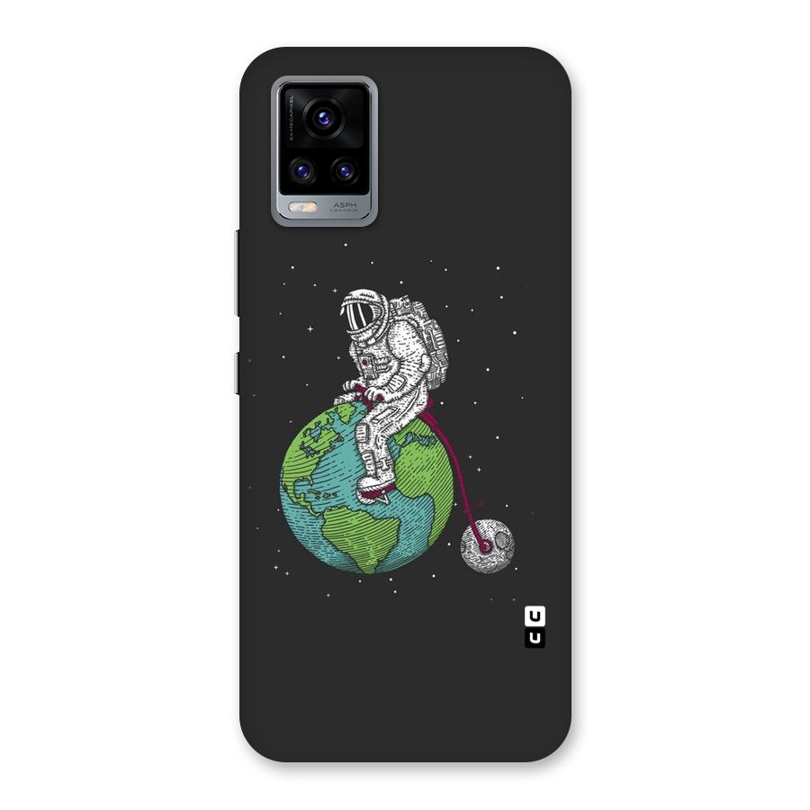 Earth Space Doodle Back Case for Vivo V20