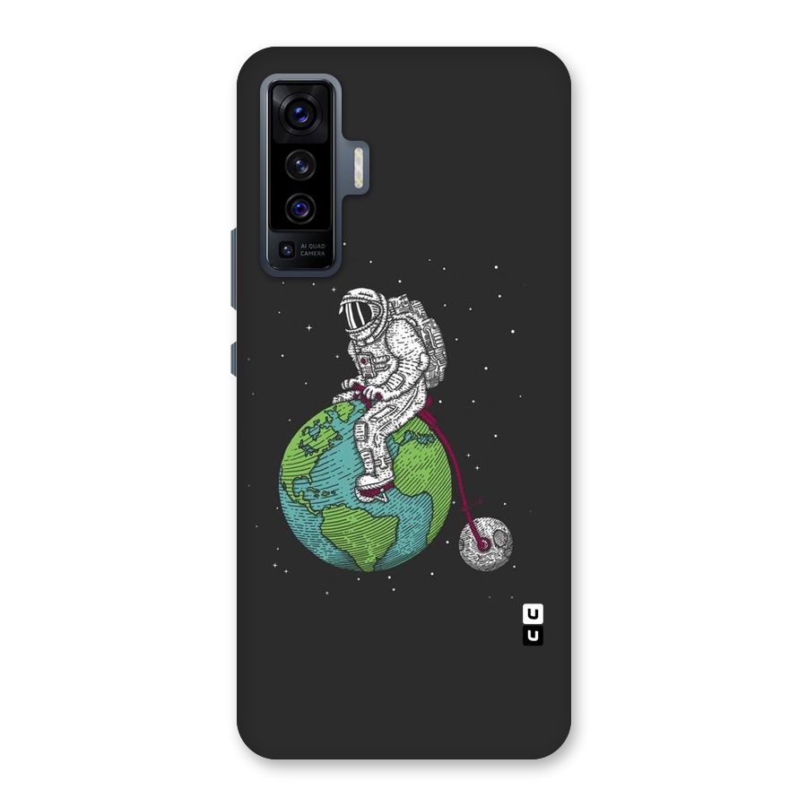 Earth Space Doodle Back Case for Vivo X50