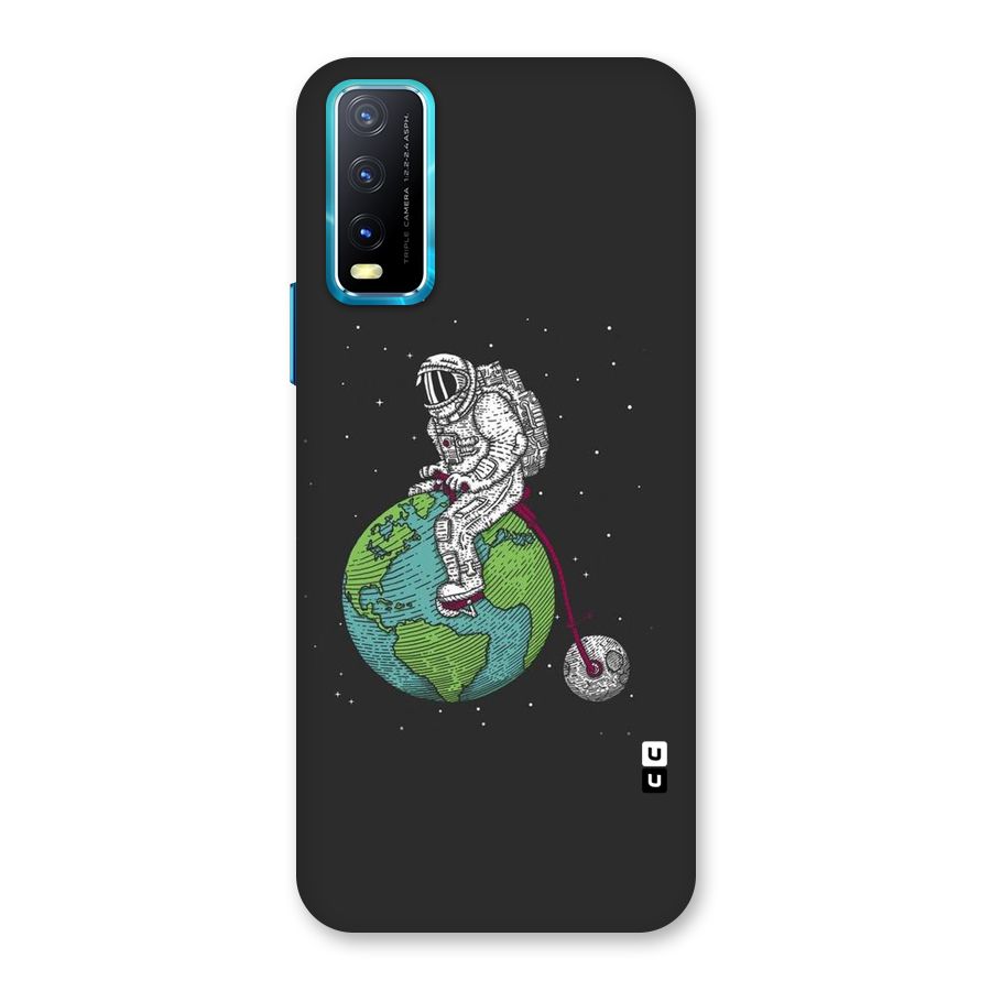 Earth Space Doodle Back Case for Vivo Y20