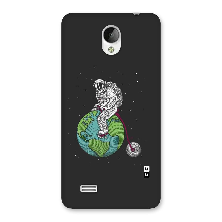 Earth Space Doodle Back Case for Vivo Y21