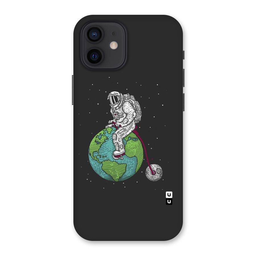 Earth Space Doodle Back Case for iPhone 12