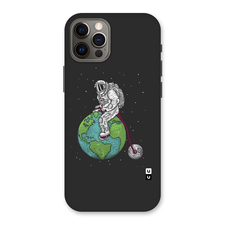Earth Space Doodle Back Case for iPhone 12 Pro