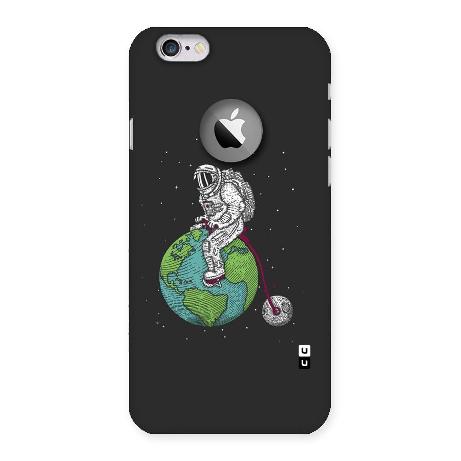 Earth Space Doodle Back Case for iPhone 6 Logo Cut