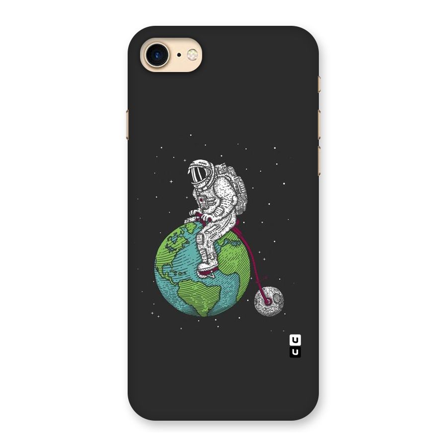 Earth Space Doodle Back Case for iPhone 7