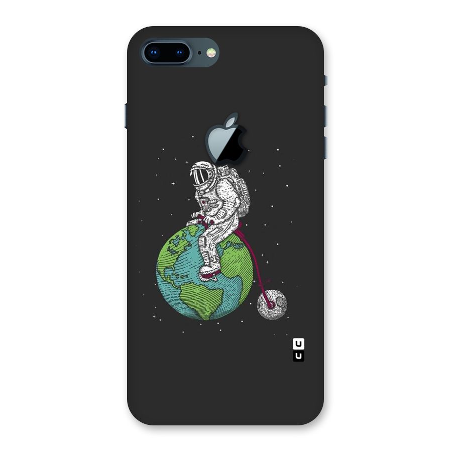 Earth Space Doodle Back Case for iPhone 7 Plus Apple Cut