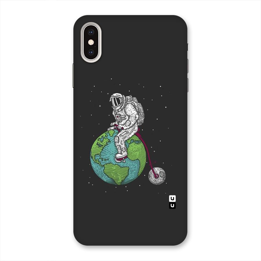 Earth Space Doodle Back Case for iPhone XS Max