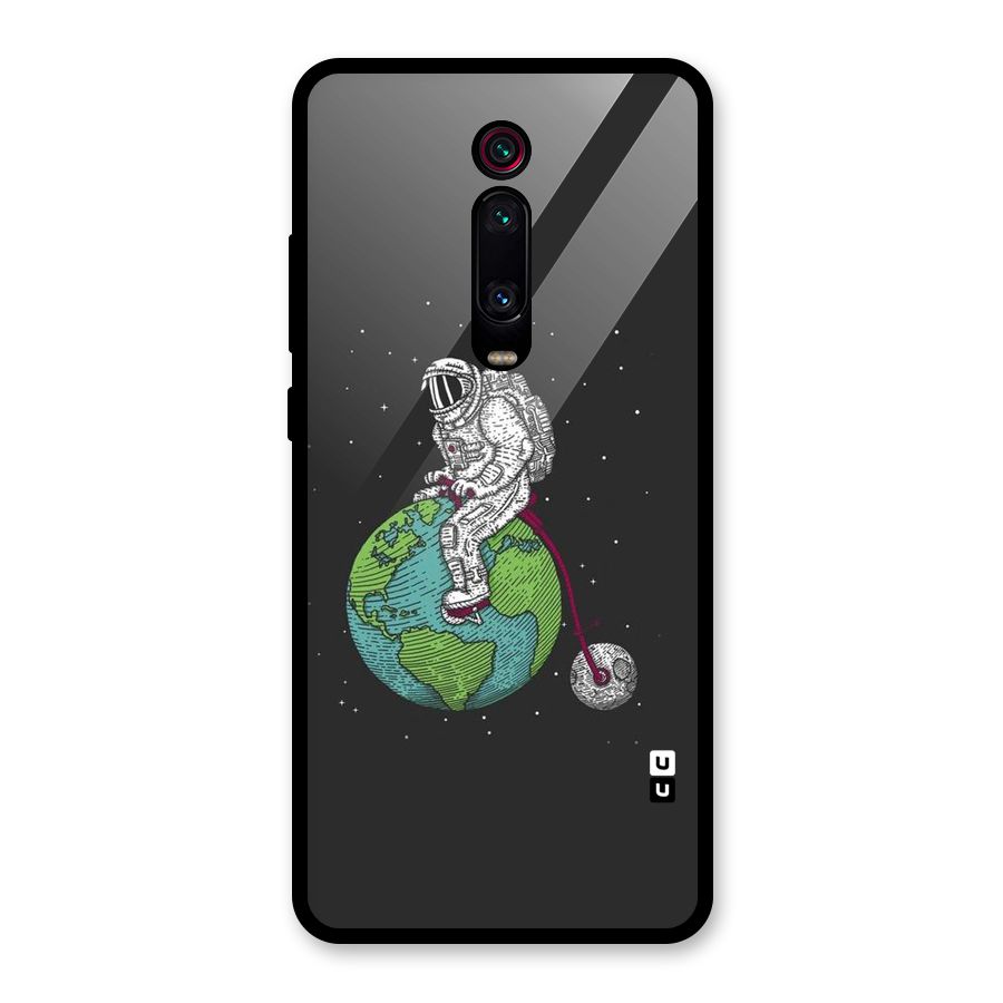 Earth Space Doodle Glass Back Case for Redmi K20 Pro