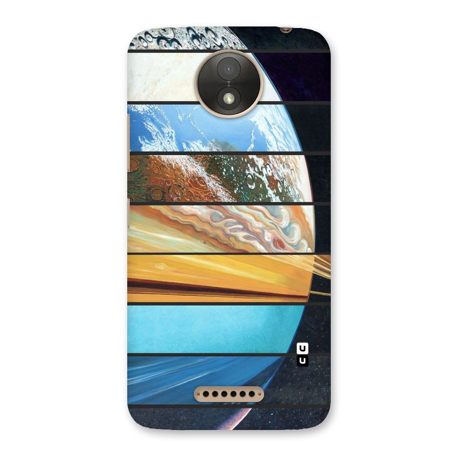 Earthly Design Back Case for Moto C Plus