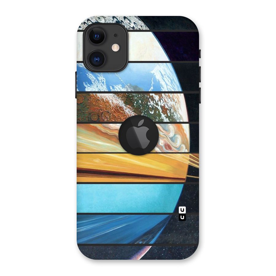 Earthly Design Back Case for iPhone 11 Logo Cut