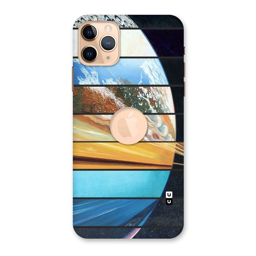 Earthly Design Back Case for iPhone 11 Pro Max Logo Cut