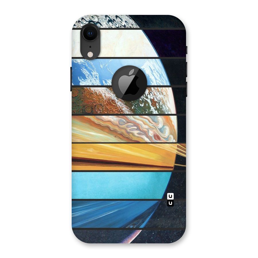 Earthly Design Back Case for iPhone XR Logo Cut