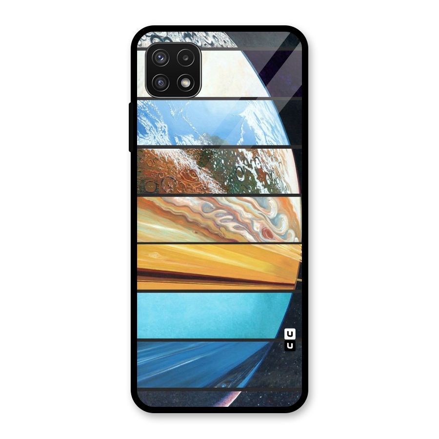 Earthly Design Glass Back Case for Galaxy A22 5G