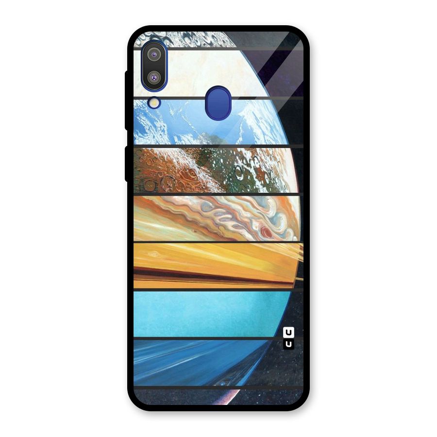 Earthly Design Glass Back Case for Galaxy M20