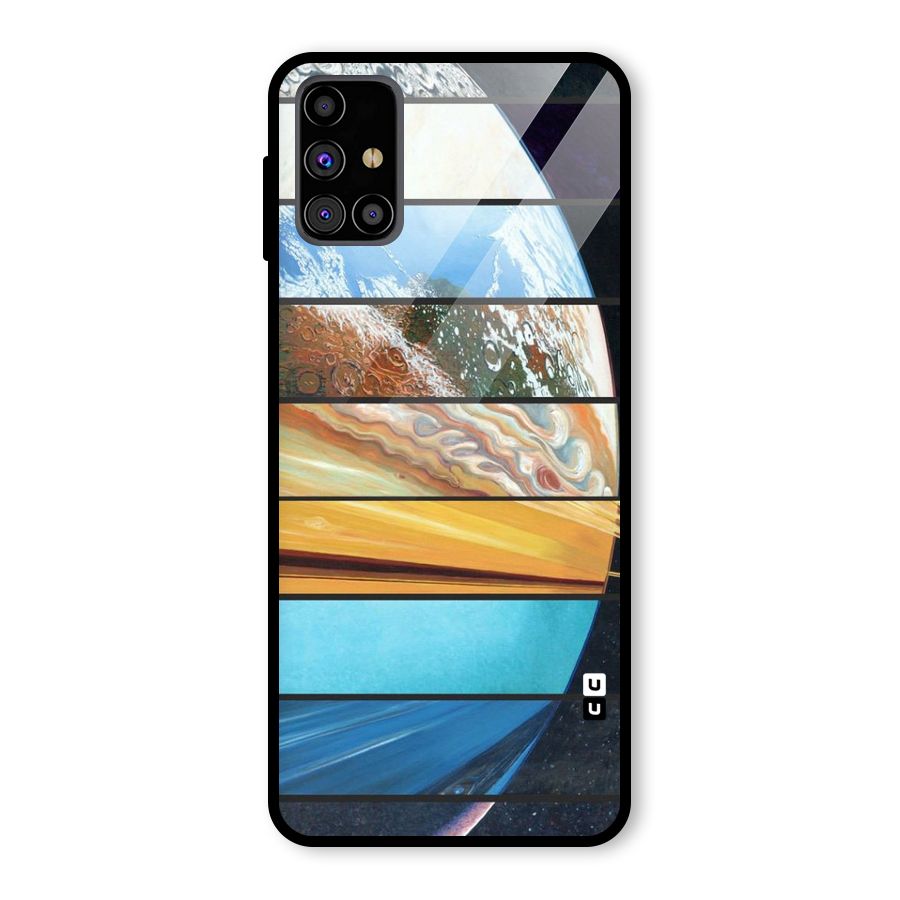 Earthly Design Glass Back Case for Galaxy M31s