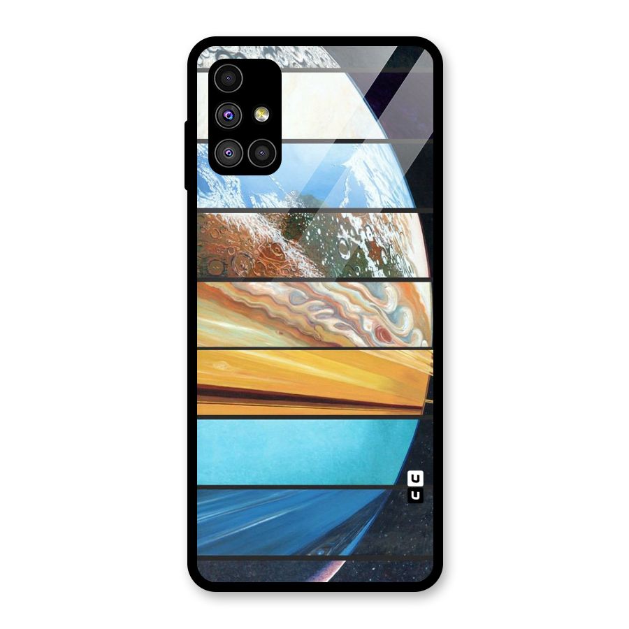 Earthly Design Glass Back Case for Galaxy M51