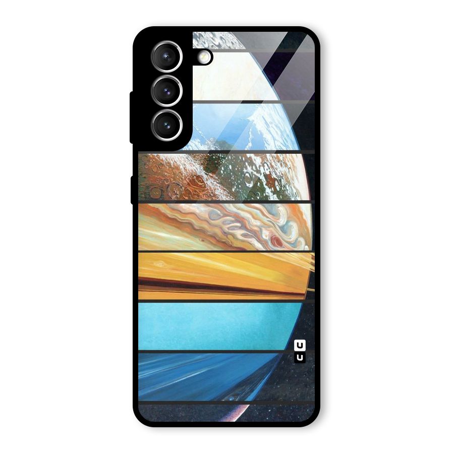 Earthly Design Glass Back Case for Galaxy S21 5G