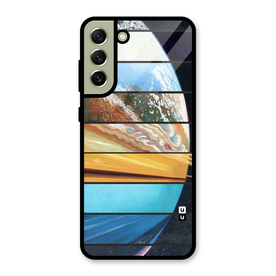 Earthly Design Glass Back Case for Galaxy S21 FE 5G