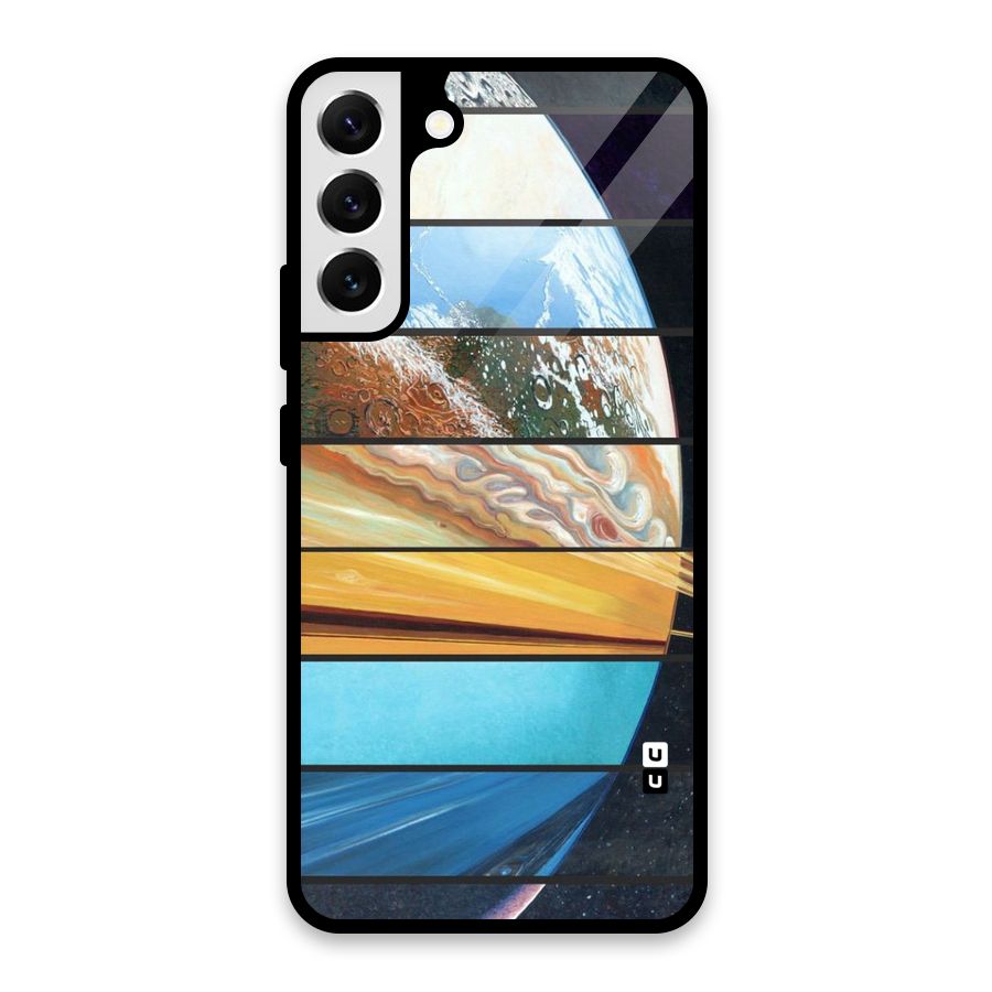 Earthly Design Glass Back Case for Galaxy S22 Plus 5G
