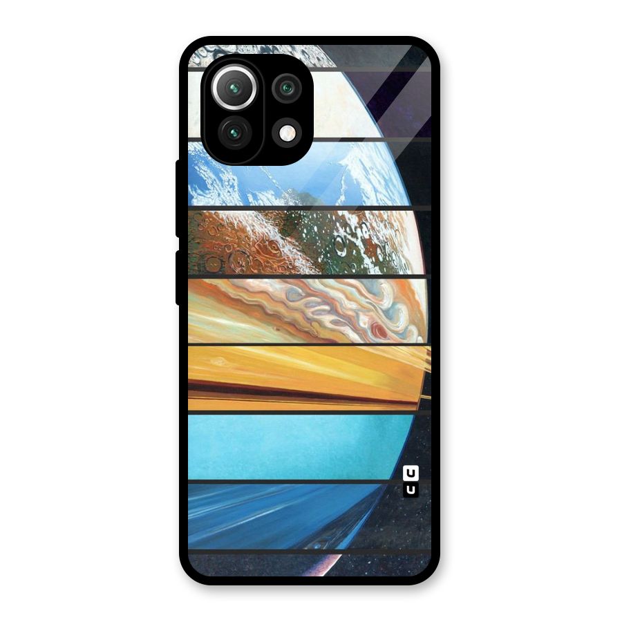 Earthly Design Glass Back Case for Mi 11 Lite NE 5G