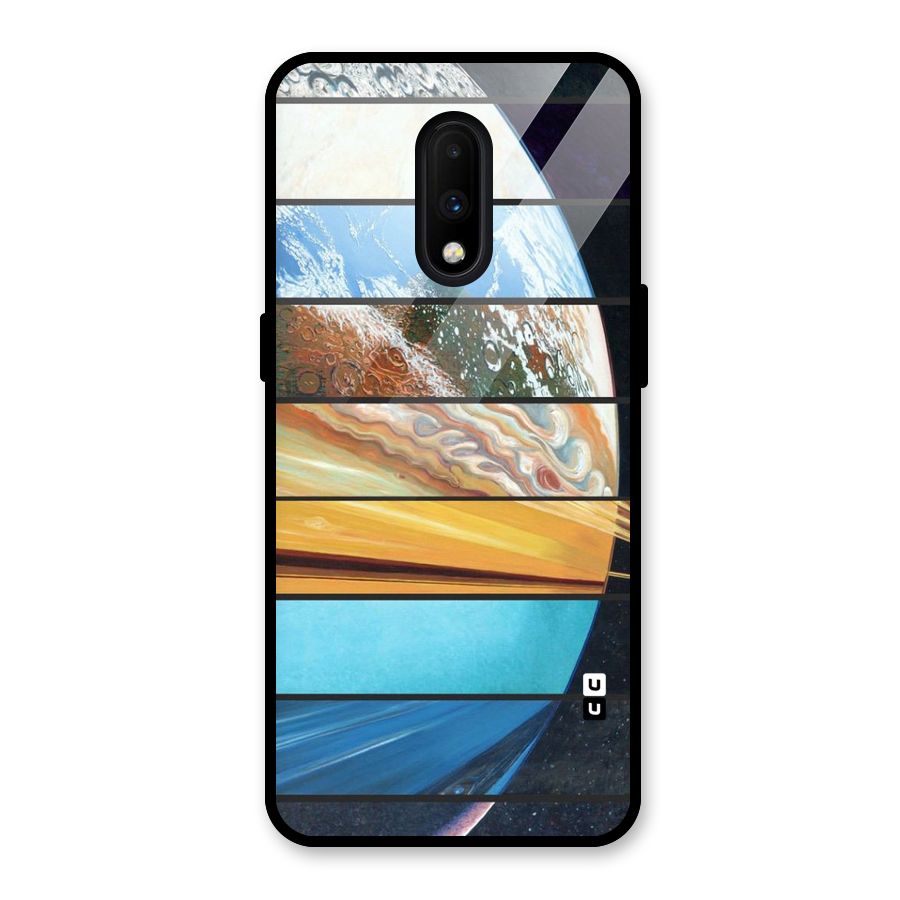Earthly Design Glass Back Case for OnePlus 7