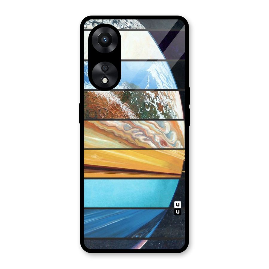 Earthly Design Glass Back Case for Oppo A78