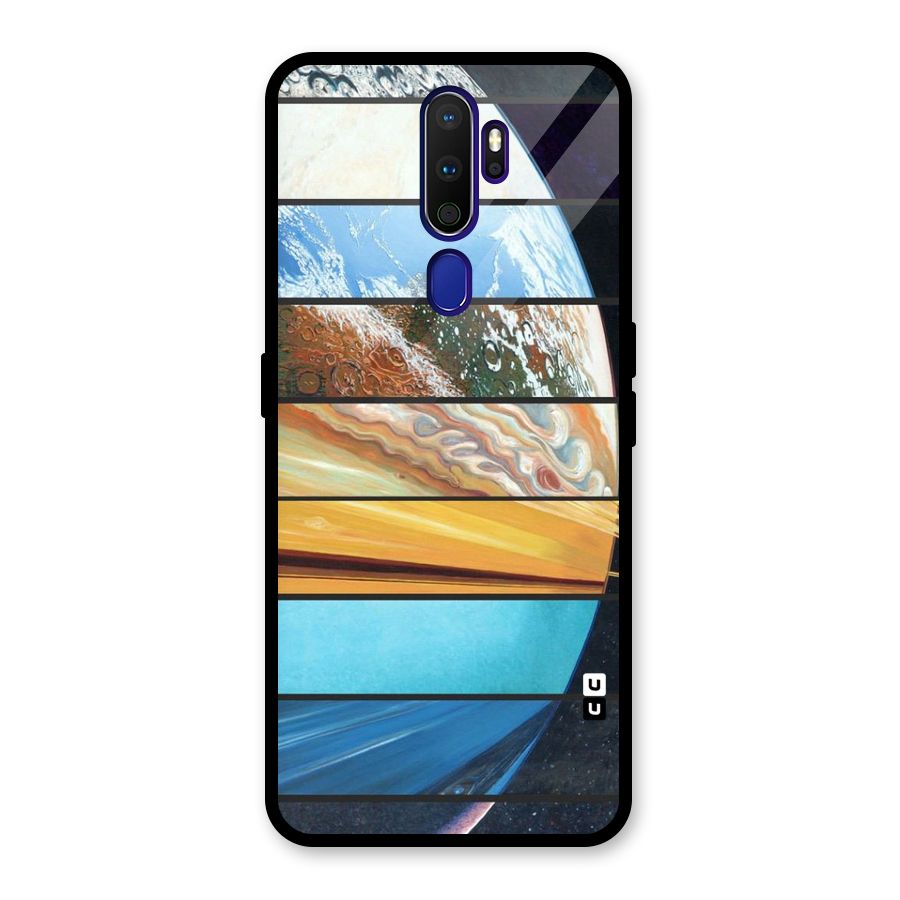 Earthly Design Glass Back Case for Oppo A9 (2020)