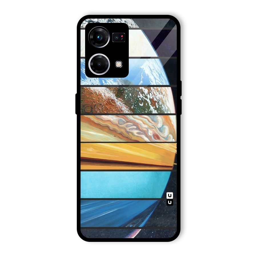 Earthly Design Glass Back Case for Oppo F21 Pro 4G