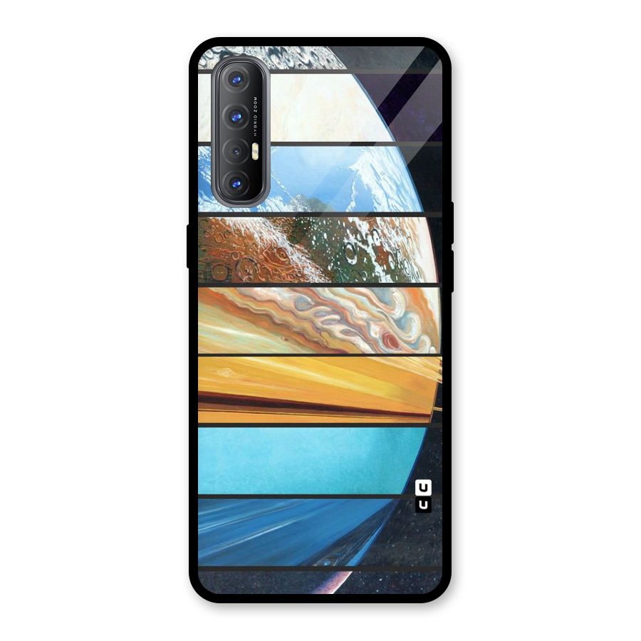 Earthly Design Glass Back Case for Oppo Reno3 Pro