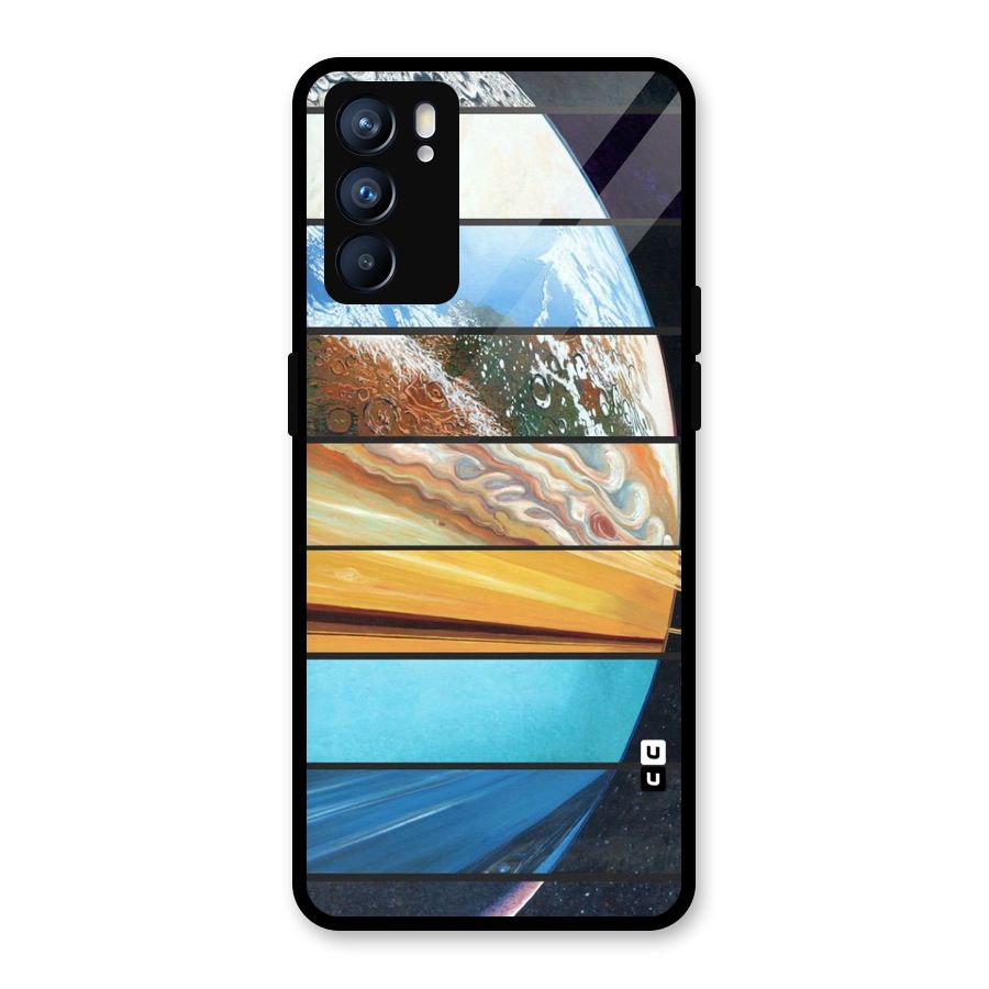 Earthly Design Glass Back Case for Oppo Reno6 5G
