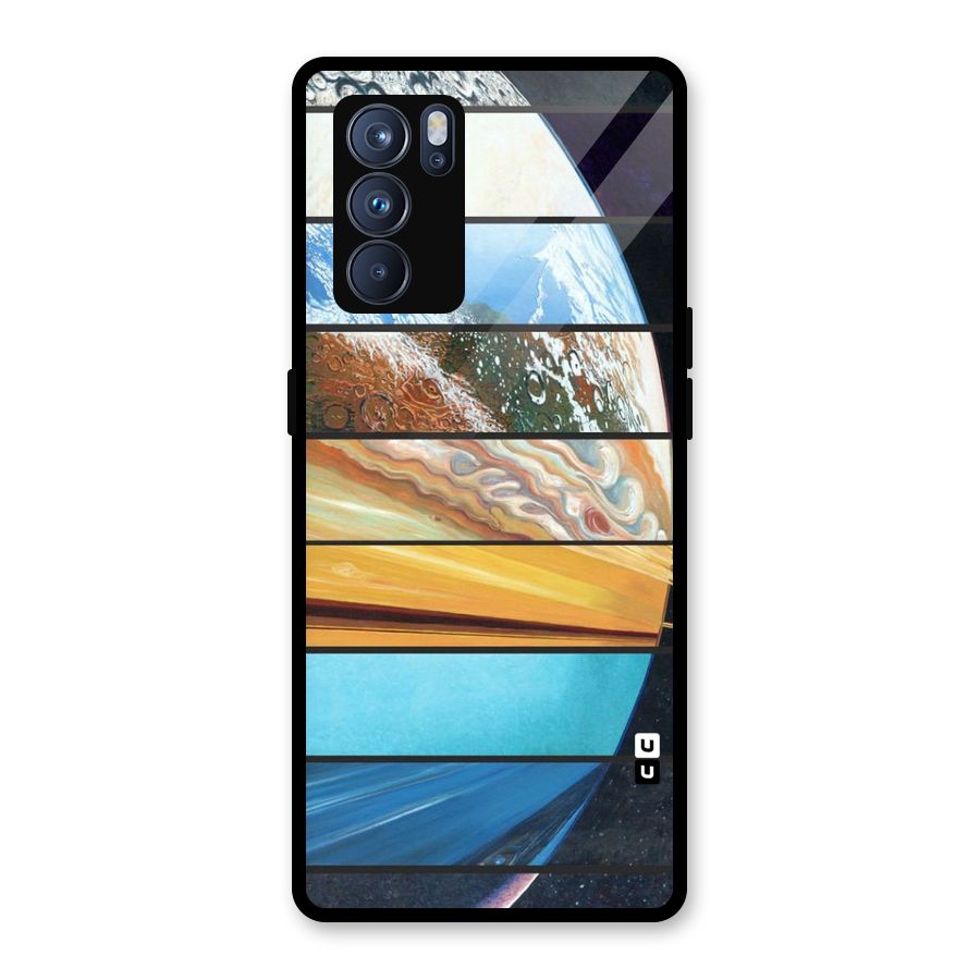 Earthly Design Glass Back Case for Oppo Reno6 Pro 5G