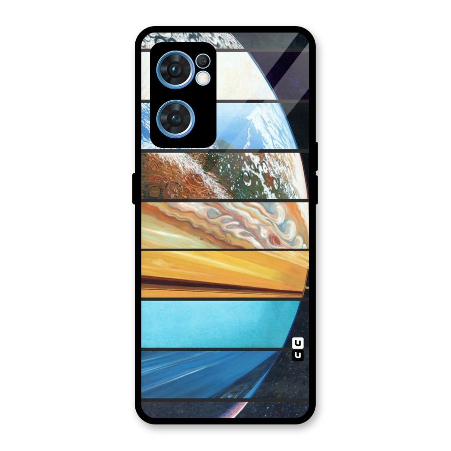 Earthly Design Glass Back Case for Oppo Reno7 5G