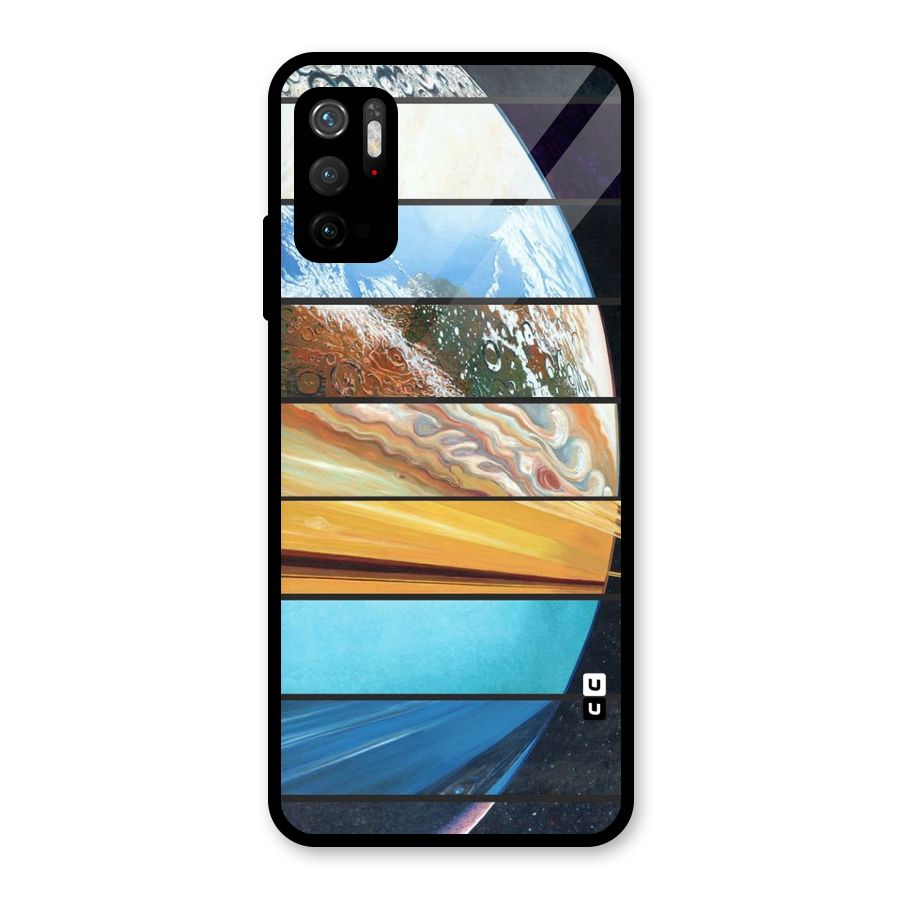 Earthly Design Glass Back Case for Poco M3 Pro 5G
