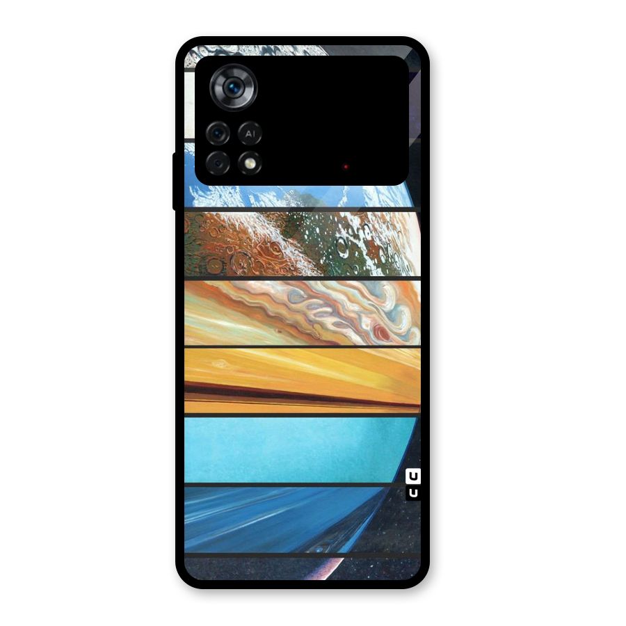 Earthly Design Glass Back Case for Poco X4 Pro 5G