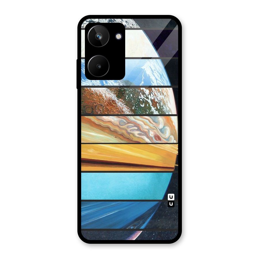 Earthly Design Glass Back Case for Realme 10