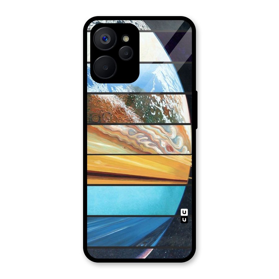 Earthly Design Glass Back Case for Realme 9i 5G