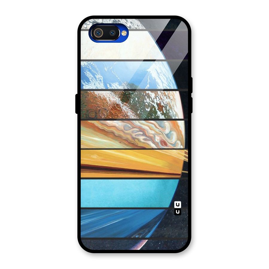 Earthly Design Glass Back Case for Realme C2