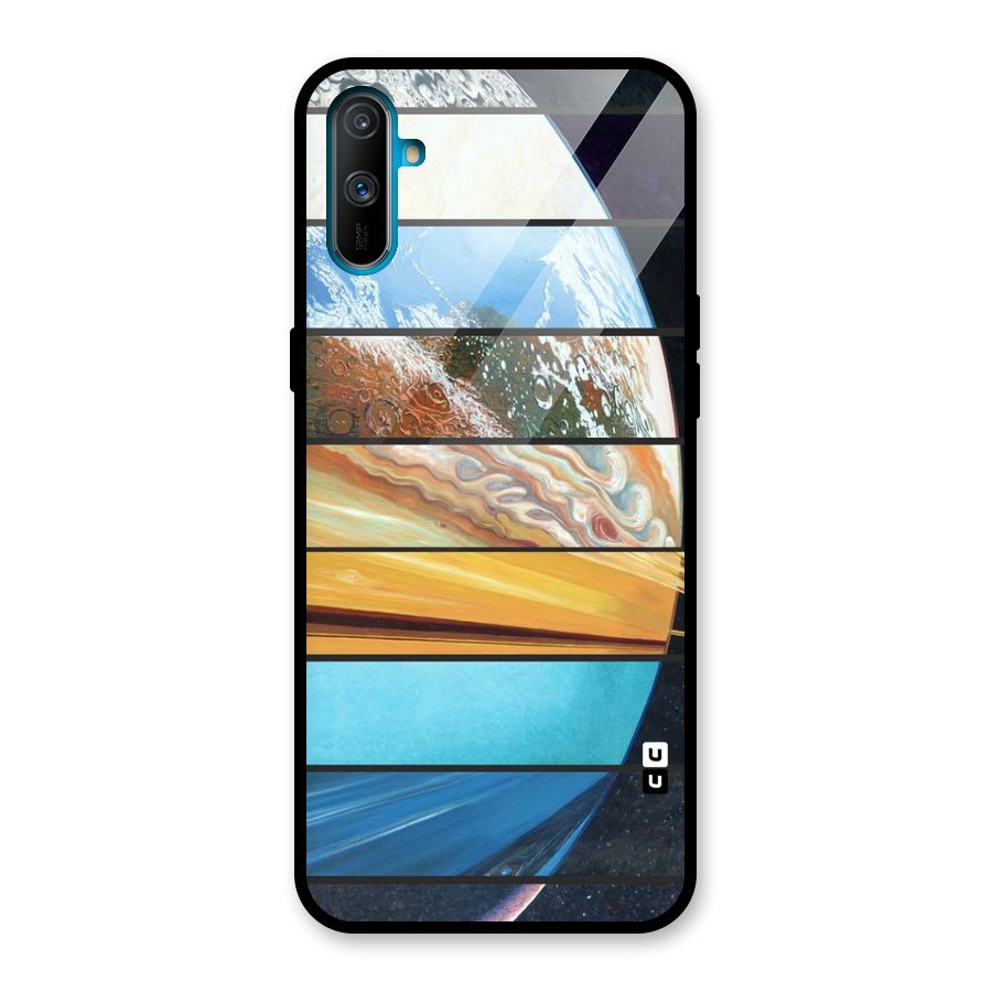 Earthly Design Glass Back Case for Realme C3