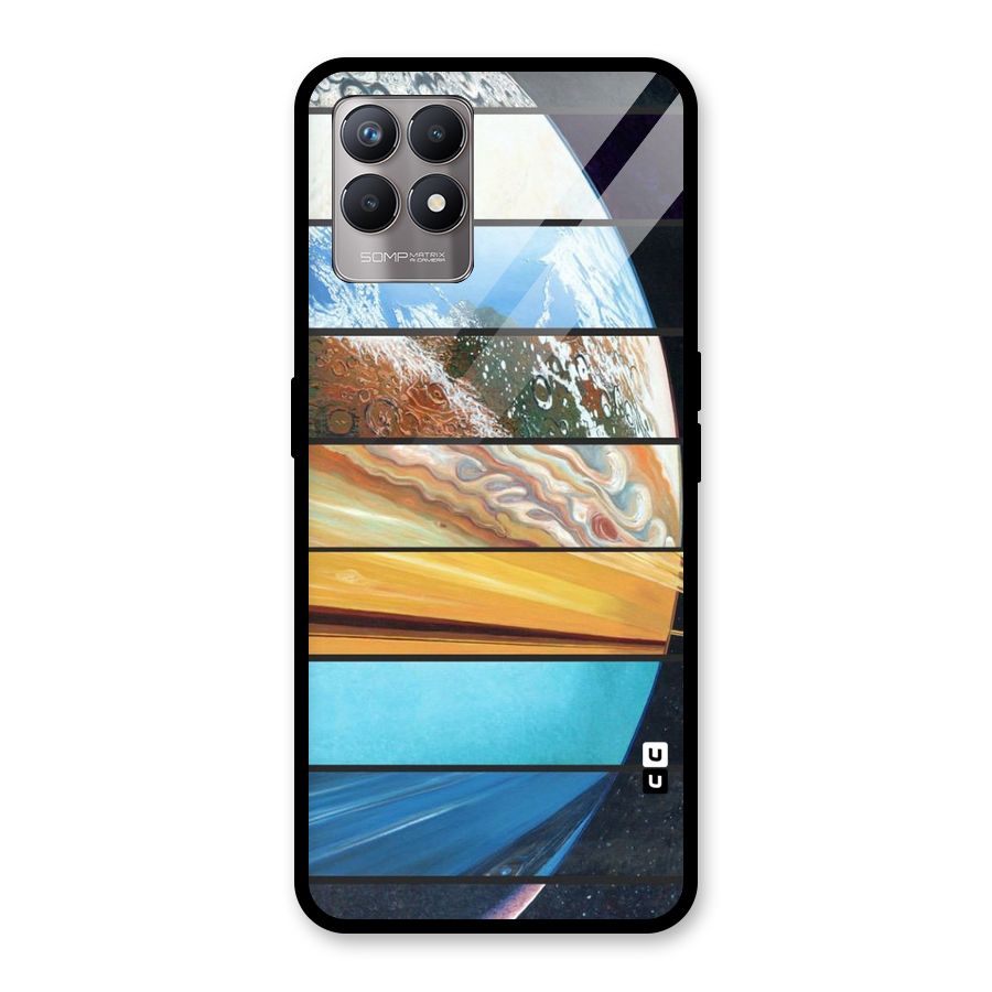 Earthly Design Glass Back Case for Realme Narzo 50