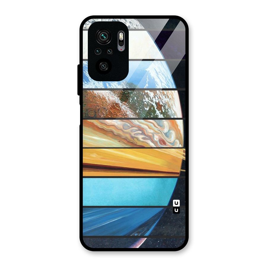 Earthly Design Glass Back Case for Redmi Note 10S