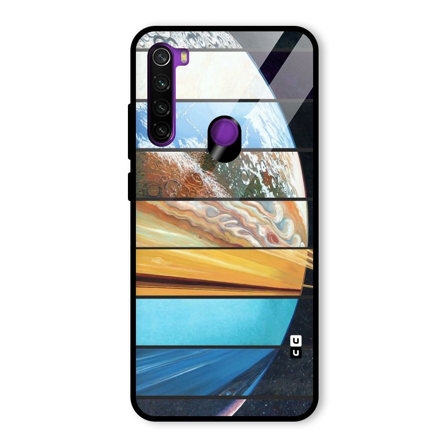 Earthly Design Glass Back Case for Redmi Note 8