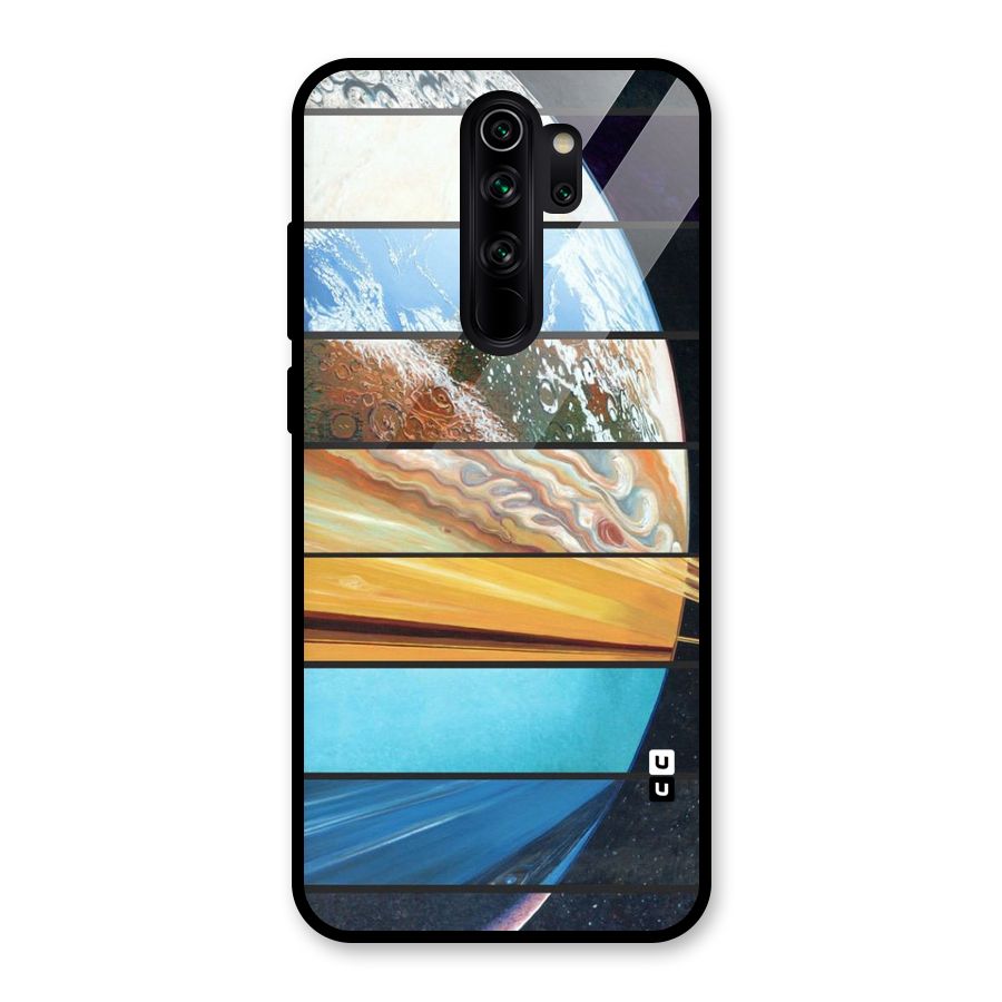 Earthly Design Glass Back Case for Redmi Note 8 Pro