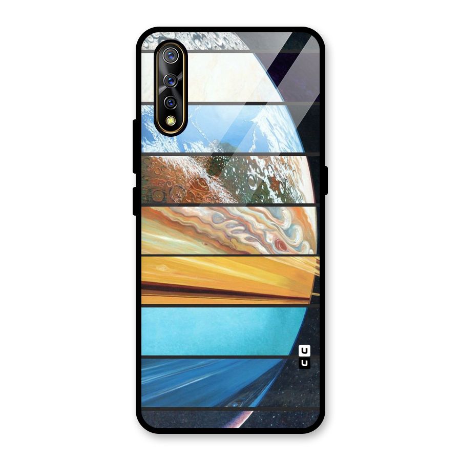 Earthly Design Glass Back Case for Vivo S1
