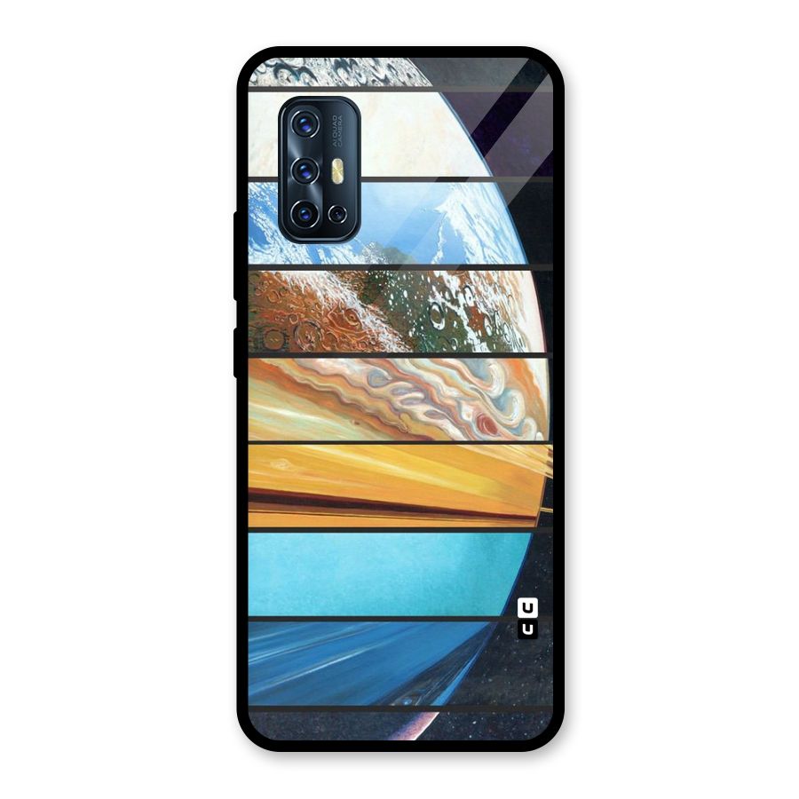 Earthly Design Glass Back Case for Vivo V17