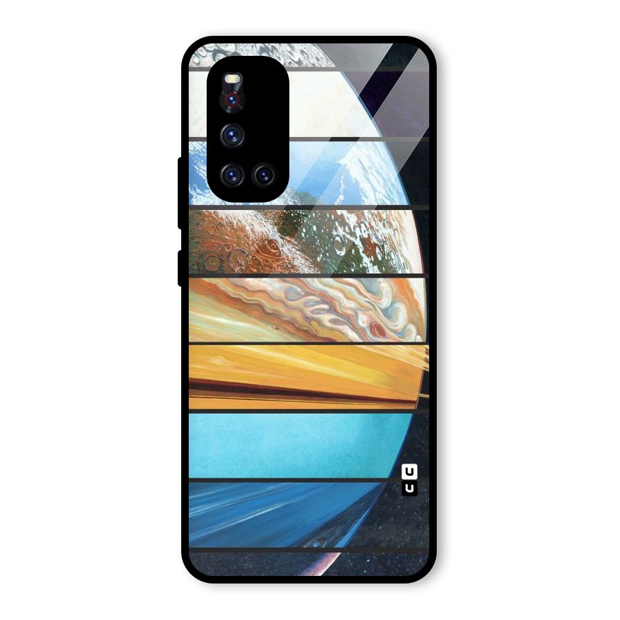Earthly Design Glass Back Case for Vivo V19