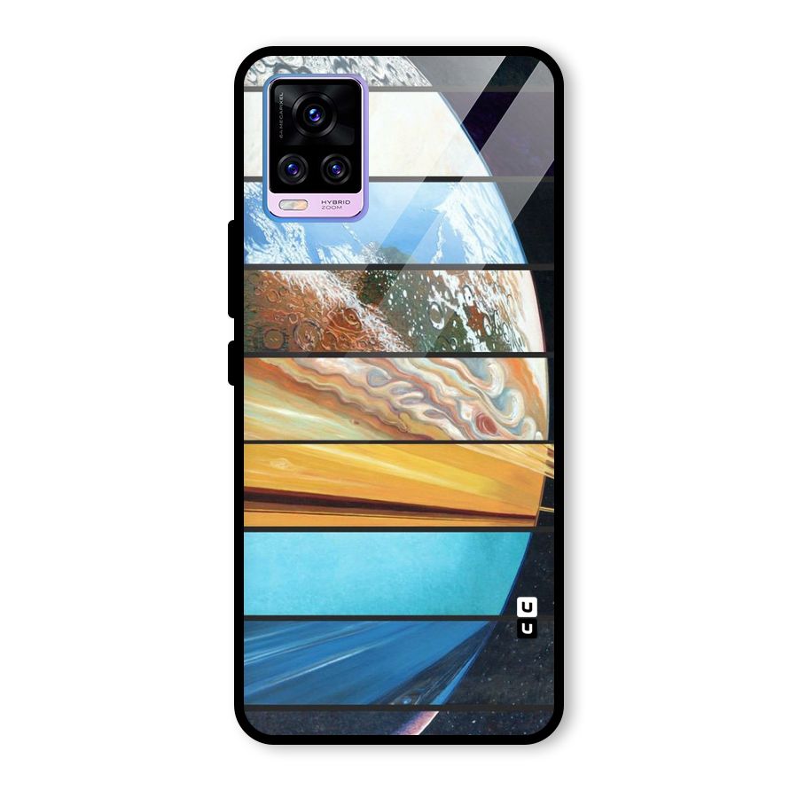 Earthly Design Glass Back Case for Vivo V20 Pro