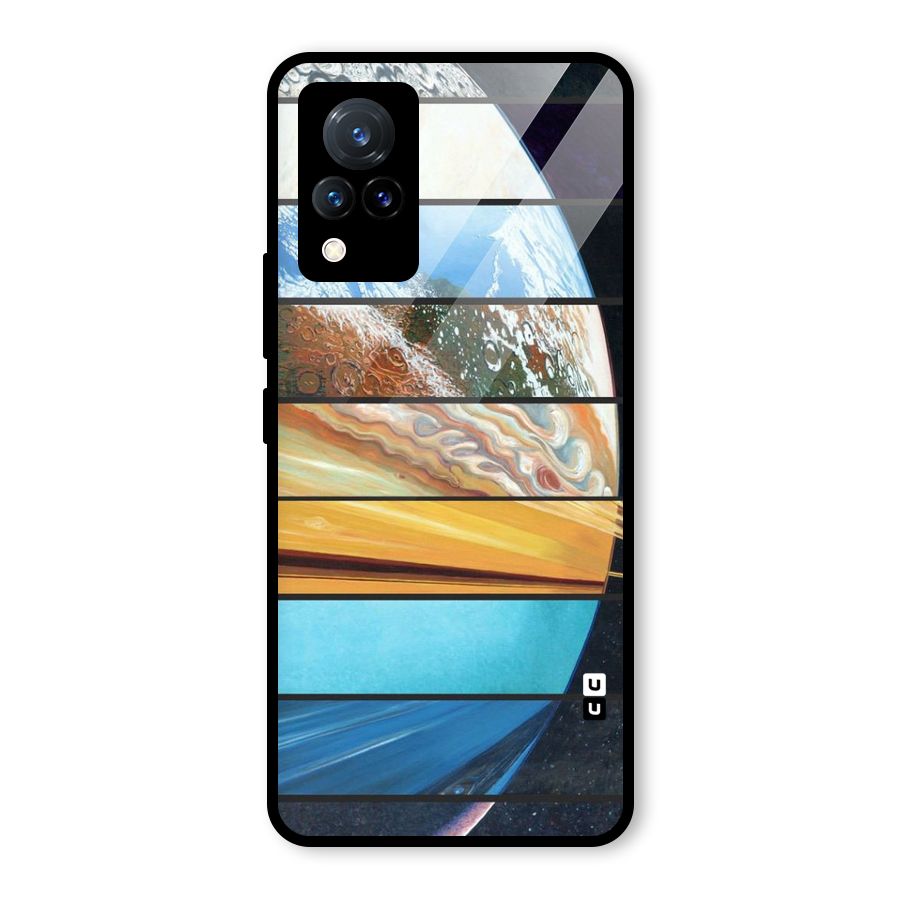 Earthly Design Glass Back Case for Vivo V21 5G