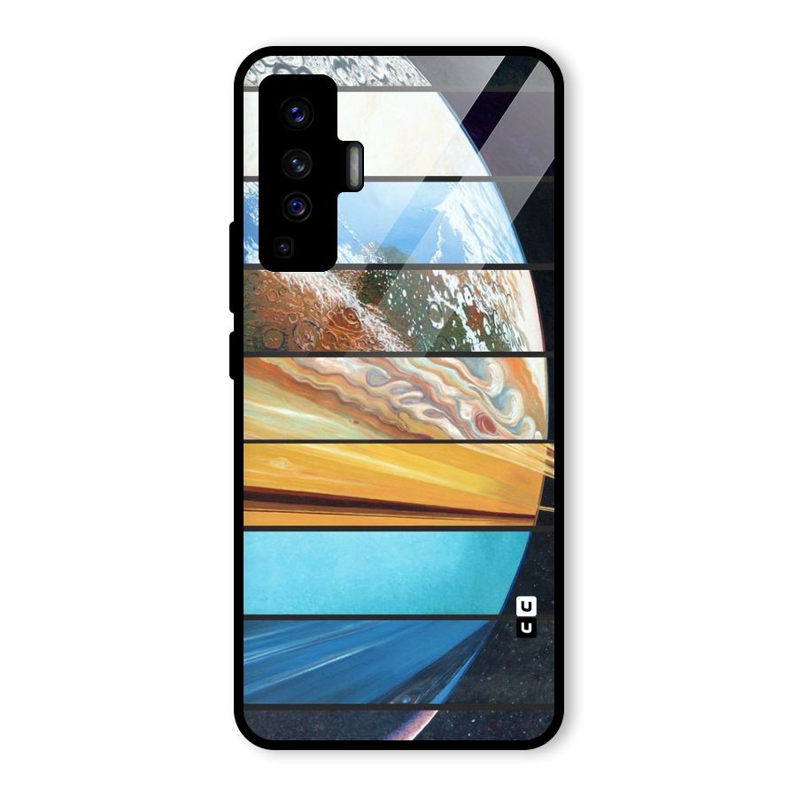 Earthly Design Glass Back Case for Vivo X50