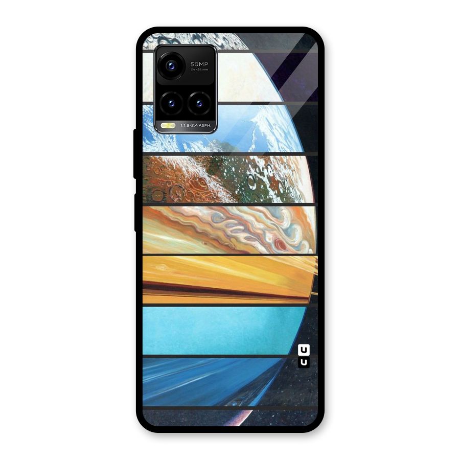 Earthly Design Glass Back Case for Vivo Y21T